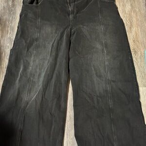 Black Wide-Leg Pants